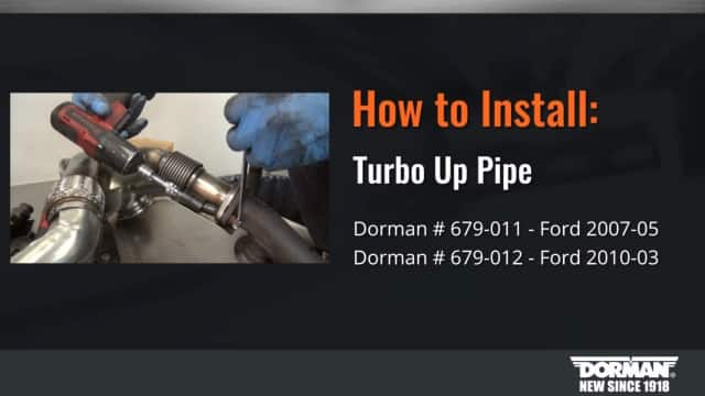 Turbocharger Up Pipe Installation Video by Dorman Products 