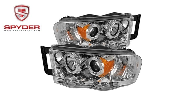 Spyder - Dodge Ram 1500 02-05 / Ram 2500/3500 03-05 Projector Headlights - Chrome 