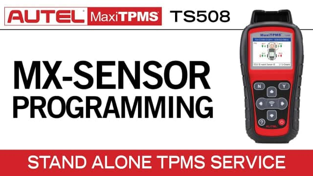 Autel MaxiTPMS TS508  MX-Sensor Programming 