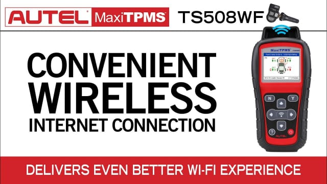 Autel MaxiTPMS TS508 Wi-Fi Feature 