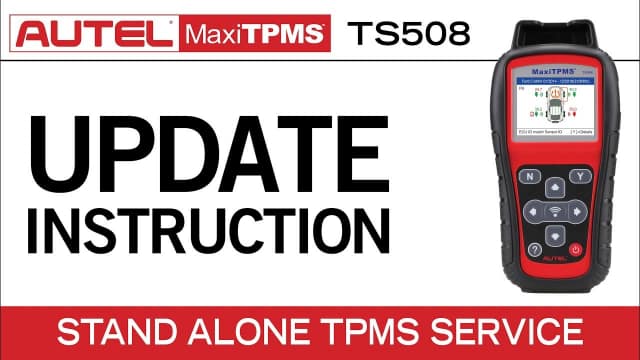 Autel MaxiTPMS TS508  Update Instruction 