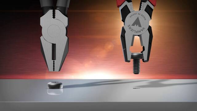 VamPLIERS 8\ Pro Lineman's Screw Extraction Pliers Demo 