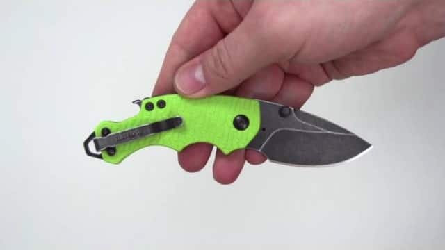 Kershaw 8700LIMEBW - Shuffle Lime BlackWash 