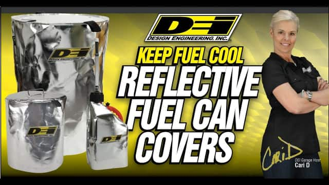 Reflective Fuel Can Covers from Design Engineering, Inc. 