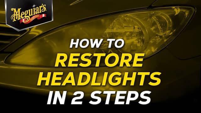 How To Restore Dull and Oxidized Headlights in 2 Steps With Meguiar's Perfect Clarity Headlight Kit 