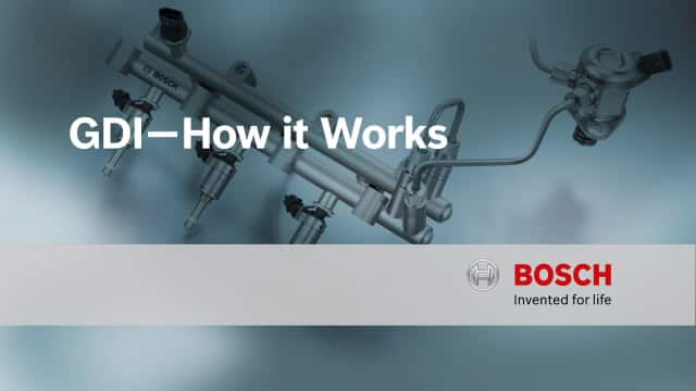 Bosch Gasoline Direct Engine Injection Technology 