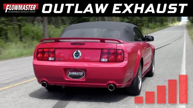 2005-10 Ford Mustang GT 4.6L, GT500 5.4L - Outlaw Series Axle-back Exhaust System 