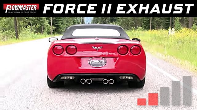 2005-08 Chevy Corvette 6.0L - Force II Axle-back Exhaust System 