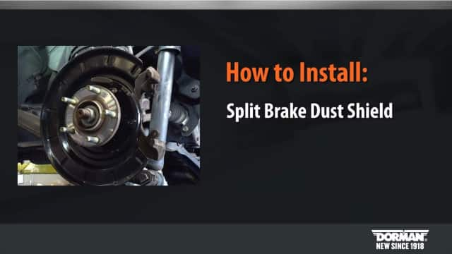 Split Brake Dust Shield Pair Installation Video by Dorman Products 