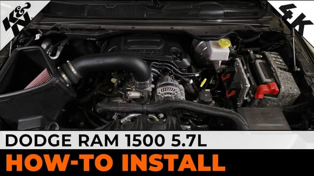 Dodge Ram 1500 5.7L #63-1578 Air Intake Installation 