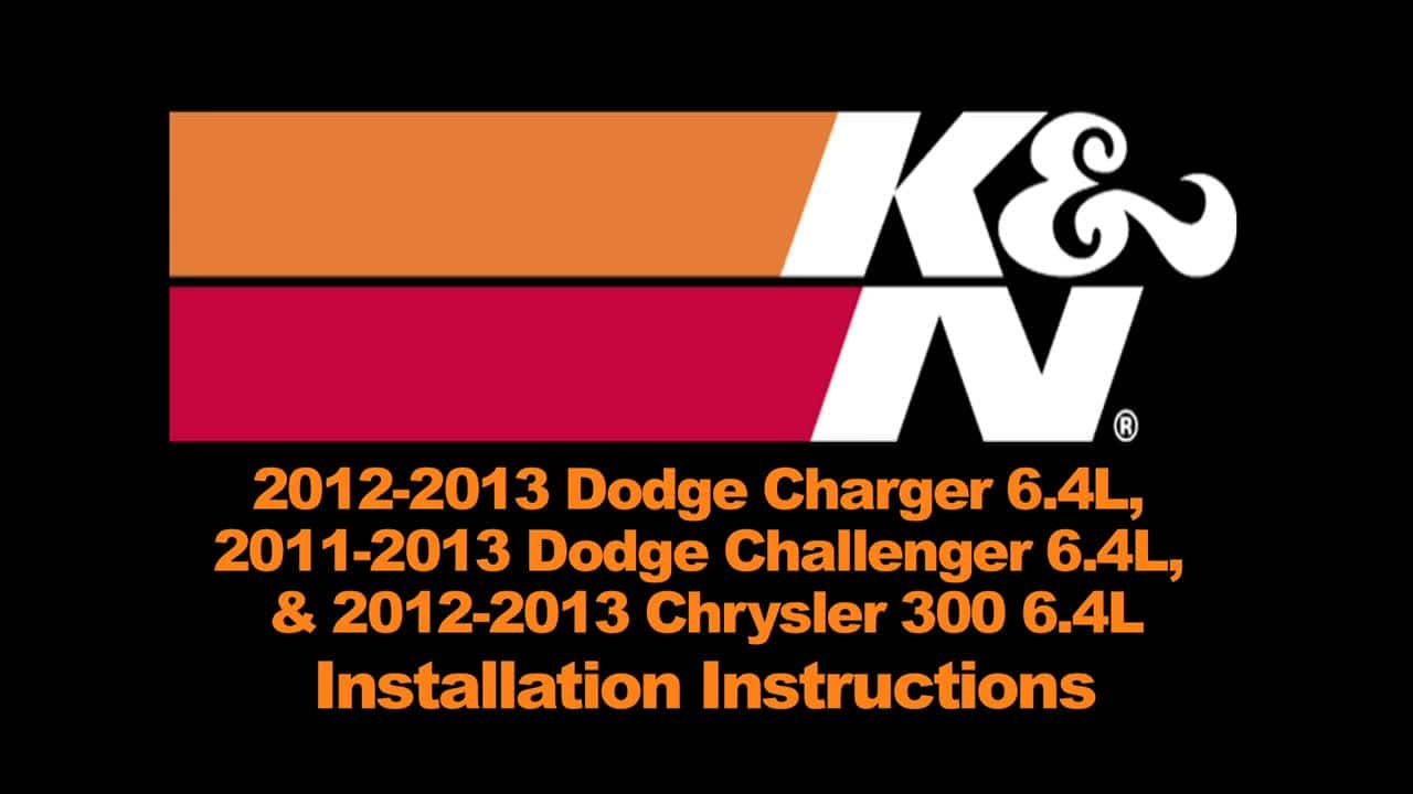 Dodge Challenger/Charger 6.4L & Chrysler 300 [#63-1565] Air Intake Installation 