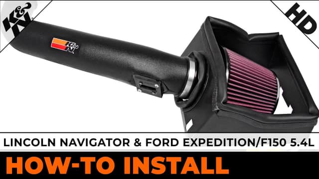 Lincoln Navigator & Ford Expedition/F150 5.4L [#57-2575] Air Intake Installation 