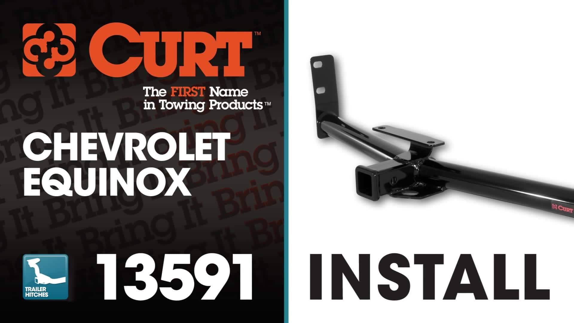 Trailer Hitch Install CURT 13591 on Chevrolet Equinox 