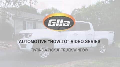 Tinting a Pickup Truck Rear Window 