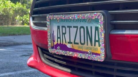 Cruiser Accessories Dazzle License Plate Frame 