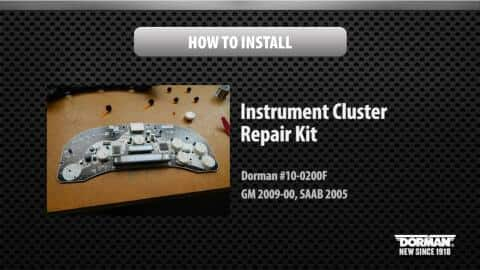 Dorman's Instrument Cluster Repair Kit 