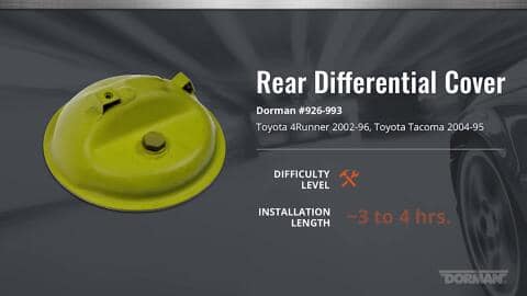 Rear Differential Cover Installation Video by Dorman Products 