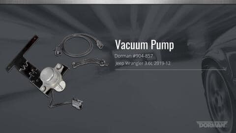 How to Relocate a Jeep Wrangler Vacuum Pump with Dorman's Convenient New Kit 