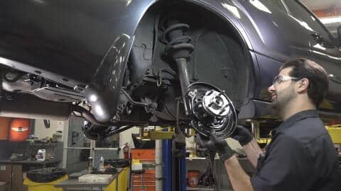 Subaru Forester Rear Suspension Loaded Knuckle Installation 