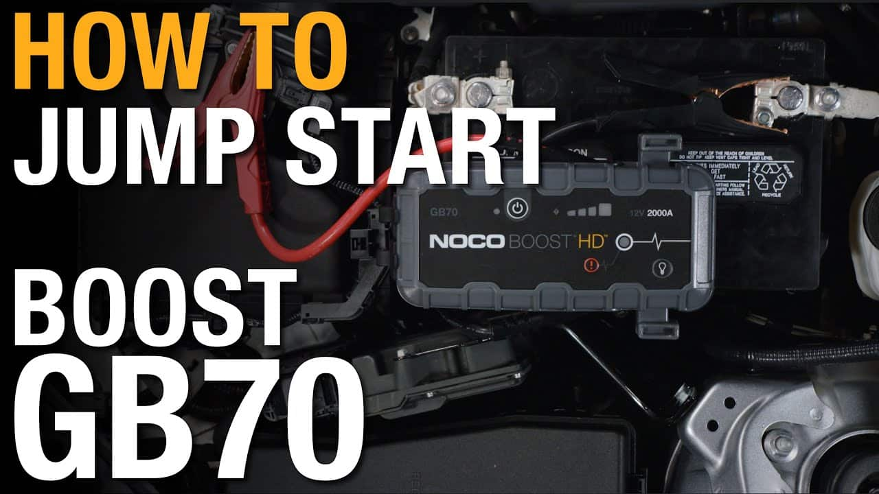 How to jump start using your NOCO Boost GB70 