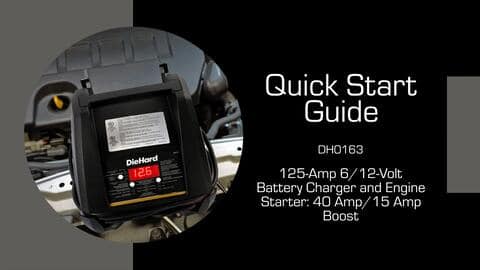 DieHard D163 Quick Start Guide 