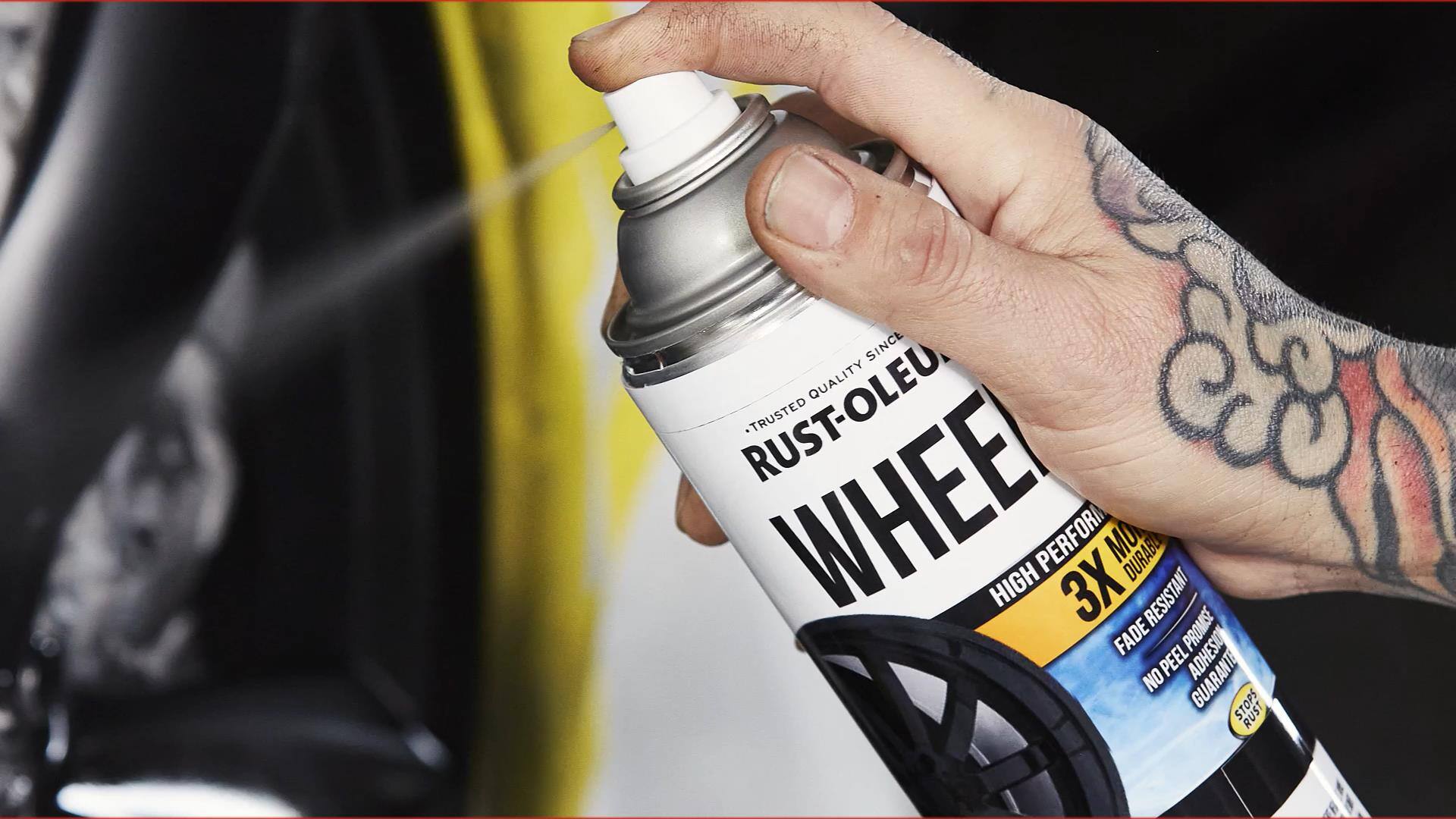 Rust Oleum Custom Wheel Spray Paint Steel Long Lasting Finish 366440