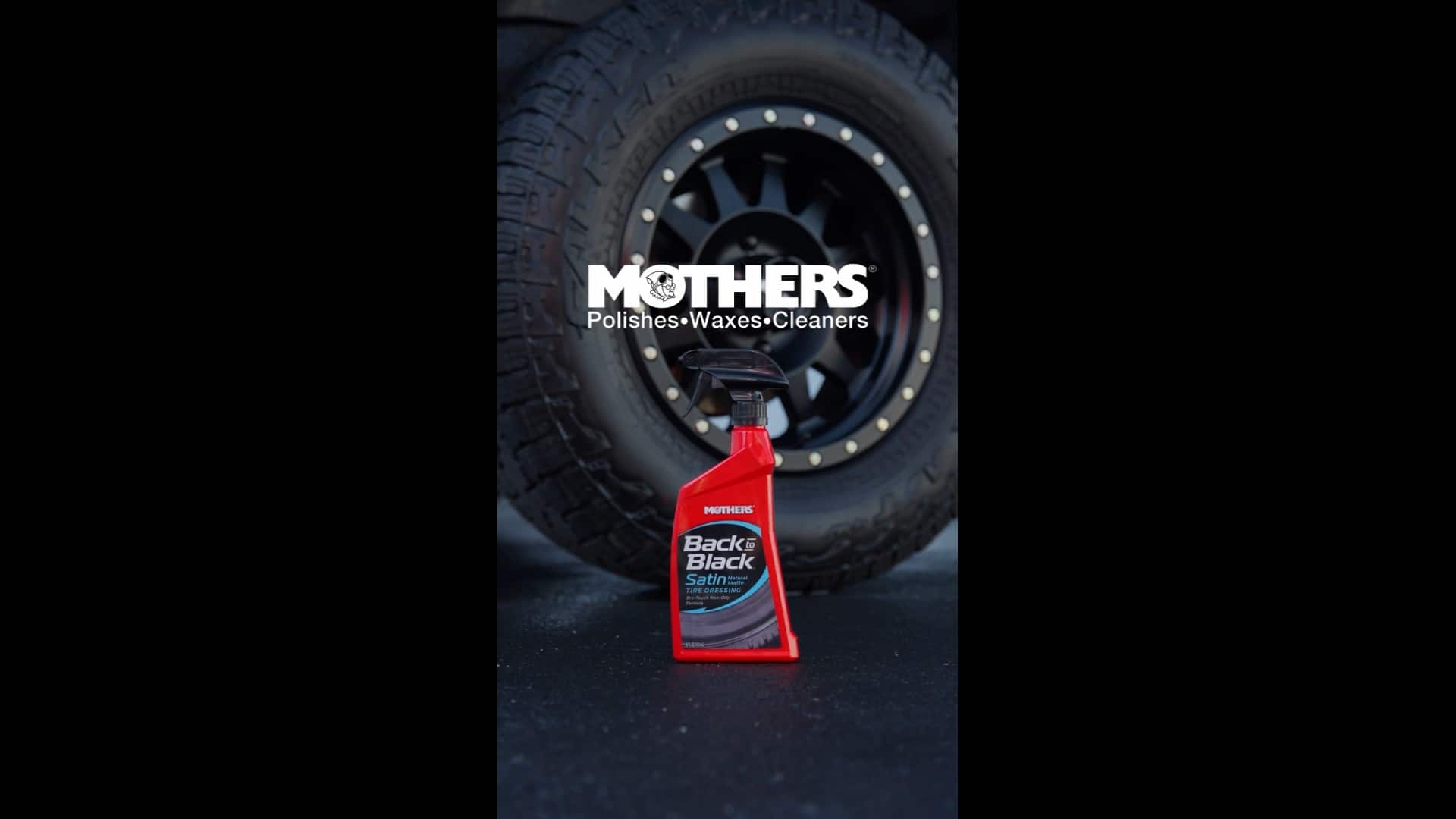 Mothers Back-to-Black Satin Tire Shine 
